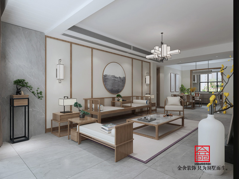 匠心獨具，別墅中式裝修效果圖展示